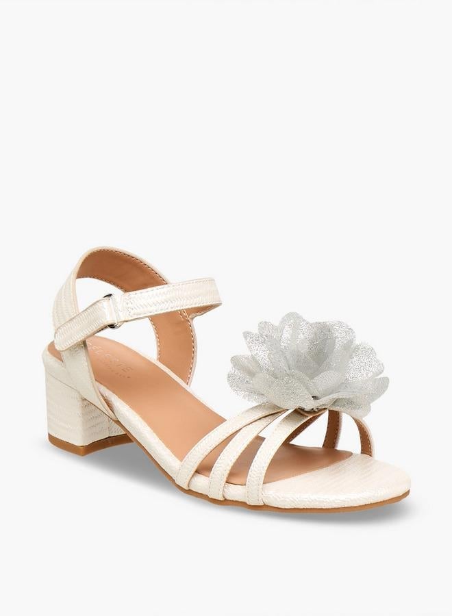 سيليست صنادل بكعب عريض للبنات بحزام للكاحل تشكيلة رمضان - Image 3